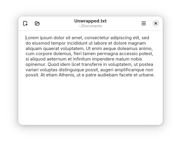 text editor screenshot